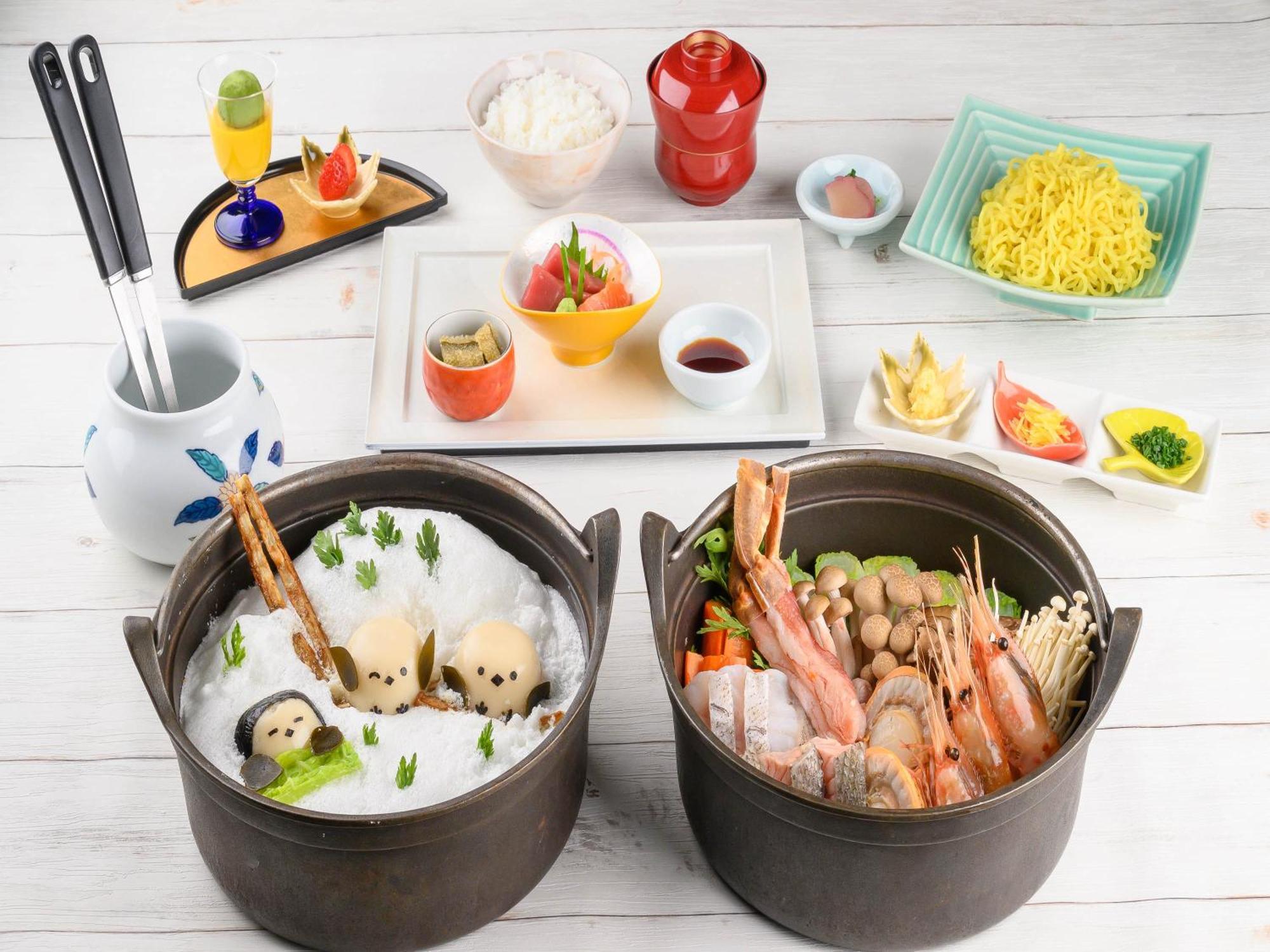 Shin Furano Prince Hotel Bagian luar foto A hot pot
