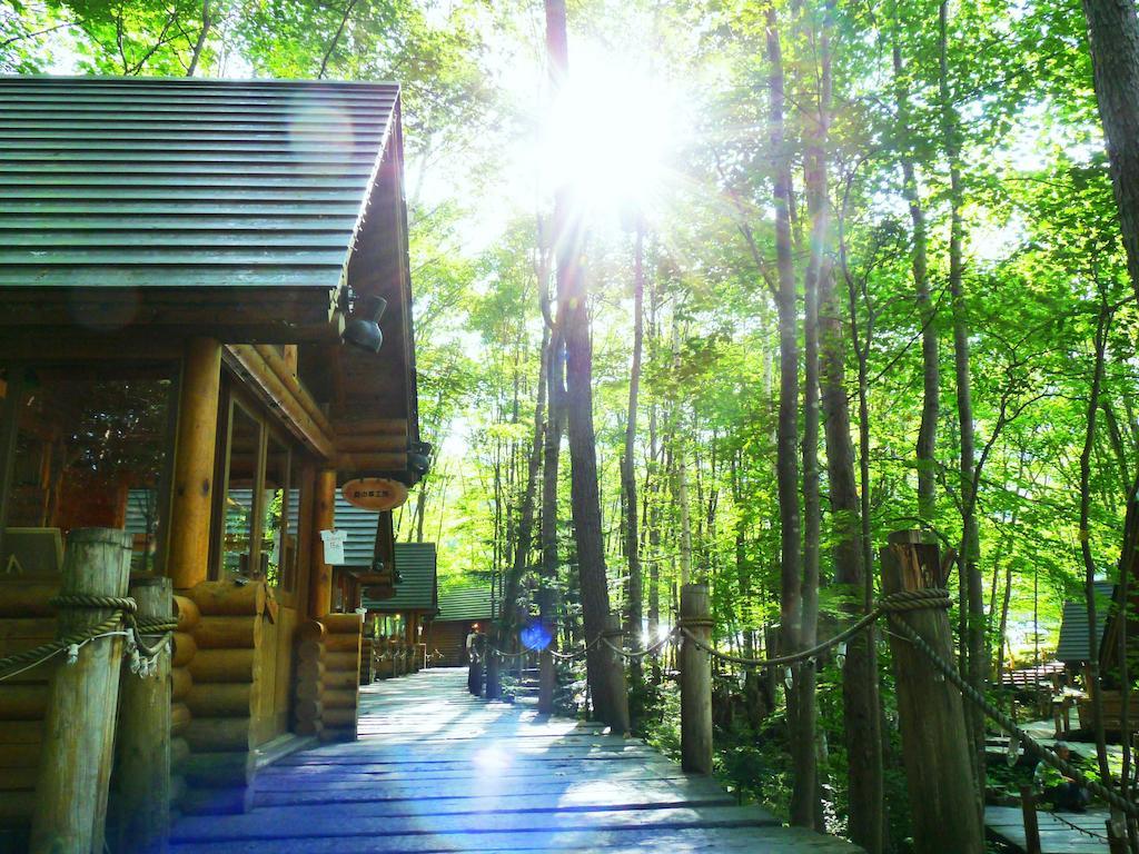 Shin Furano Prince Hotel Bagian luar foto The 108-step stairway to the shrine