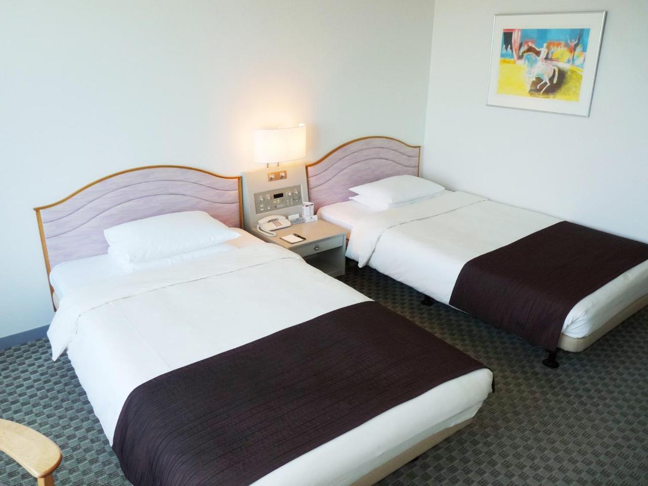 Shin Furano Prince Hotel Bagian luar foto A room at the hotel